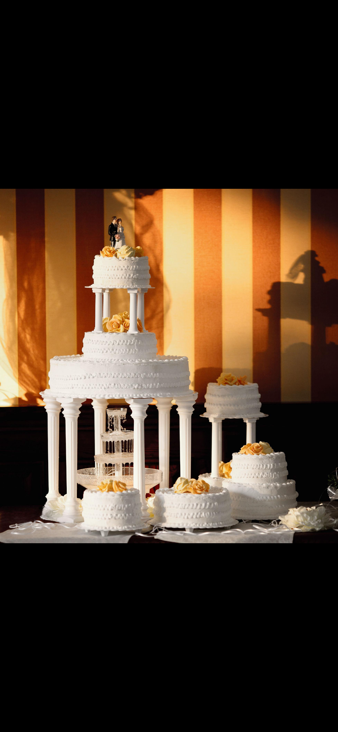 Royal Multi-Tier Wedding Cake