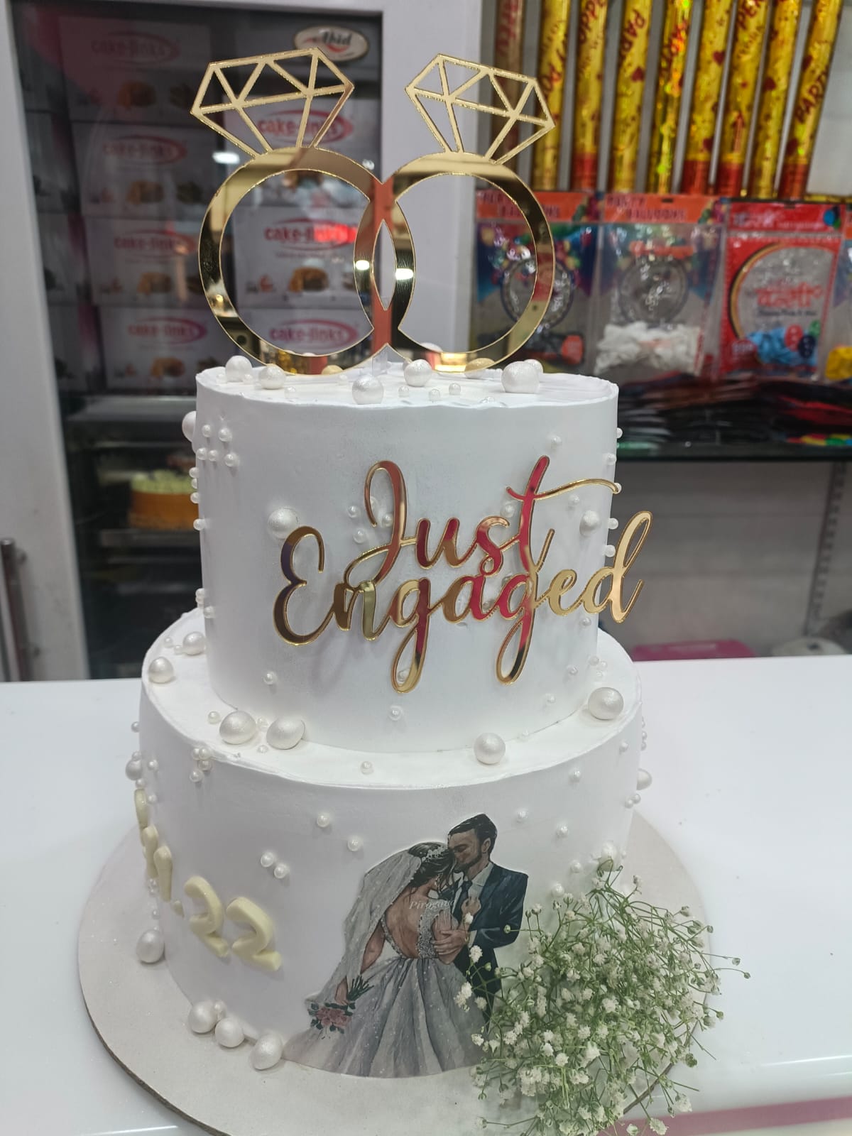Luxury Just Engaged Pearl