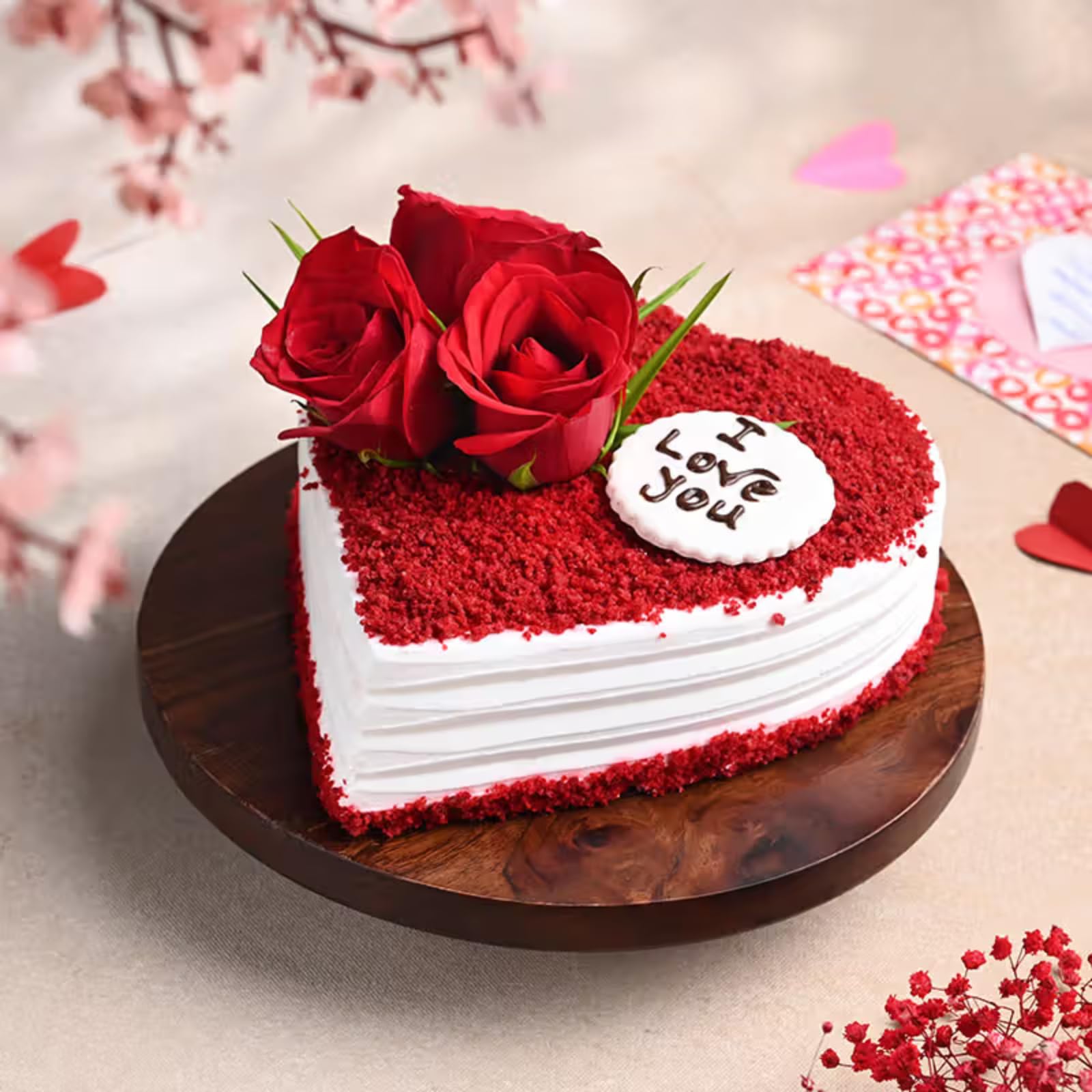 Red Velvet Rose Love